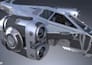 model cinematic 3d spaceship, spacecraft, rc plane, vtol drone, sci fi vehicles